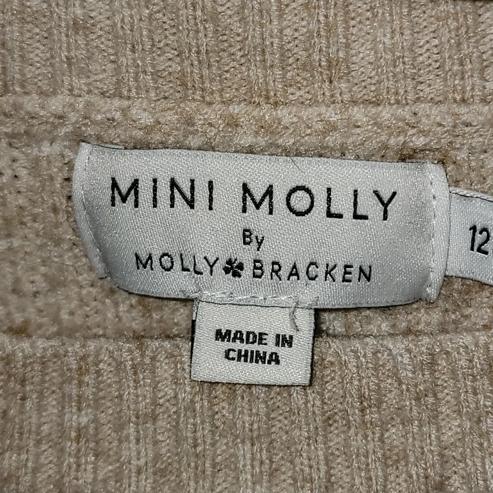 Mini Molly Bracken Sweater 12Y Love Knit Cozy soft T44